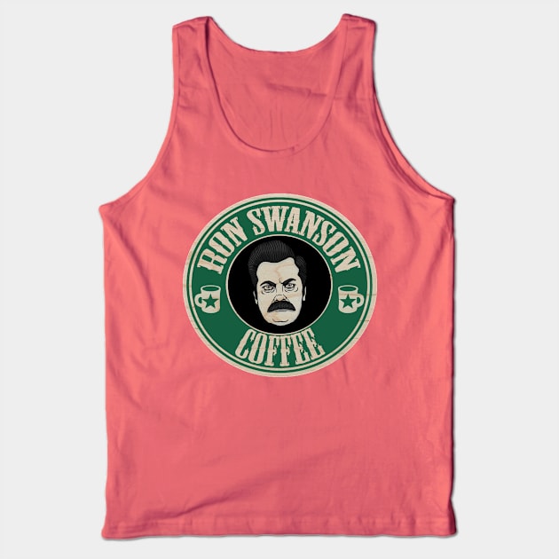 Swanson Coffee Tank Top by kurticide